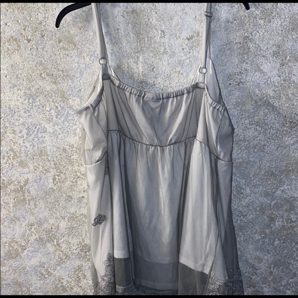 Spaghetti Strap Silver Torrid Tank 2X - Picture 8 of 8